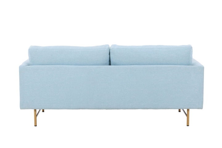 Venture Home Sky 3-Seat Sofa - Whitewash / Baby Blue