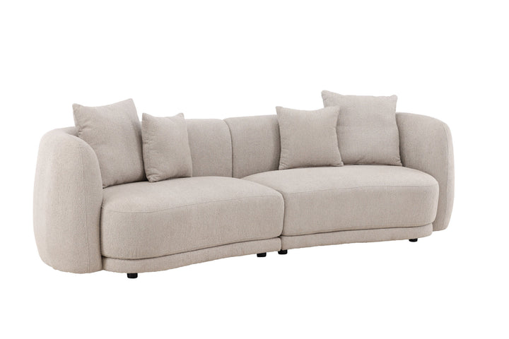 Venture Home Cielo 3-seat Sofa - Beige Boucle
