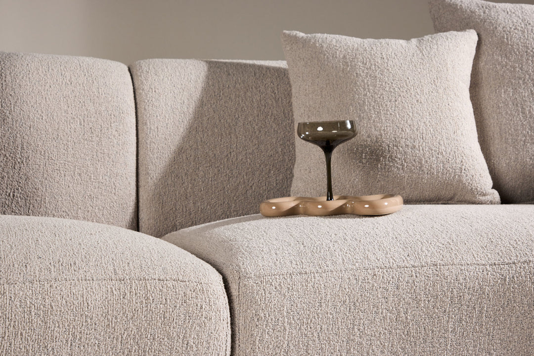 Venture Home Cielo 3-seat Sofa - Beige Boucle