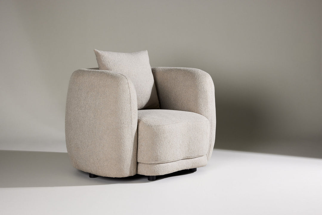 Venture Home Cielo 1-Seat Sofa - Beige Boucle