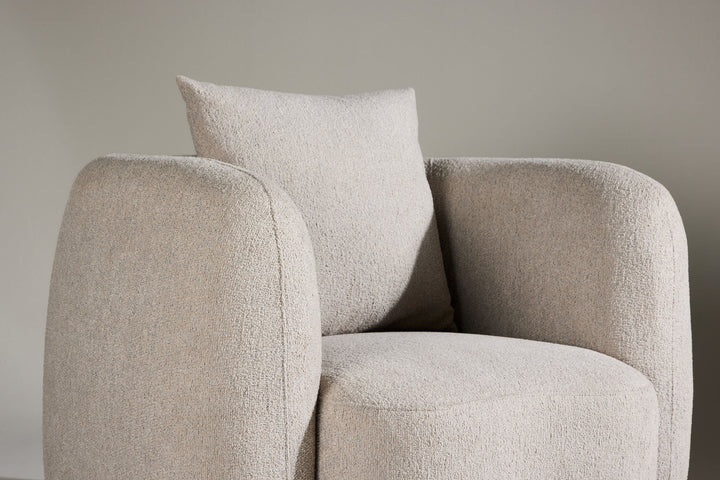 Venture Home Cielo 1-Seat Sofa - Beige Boucle