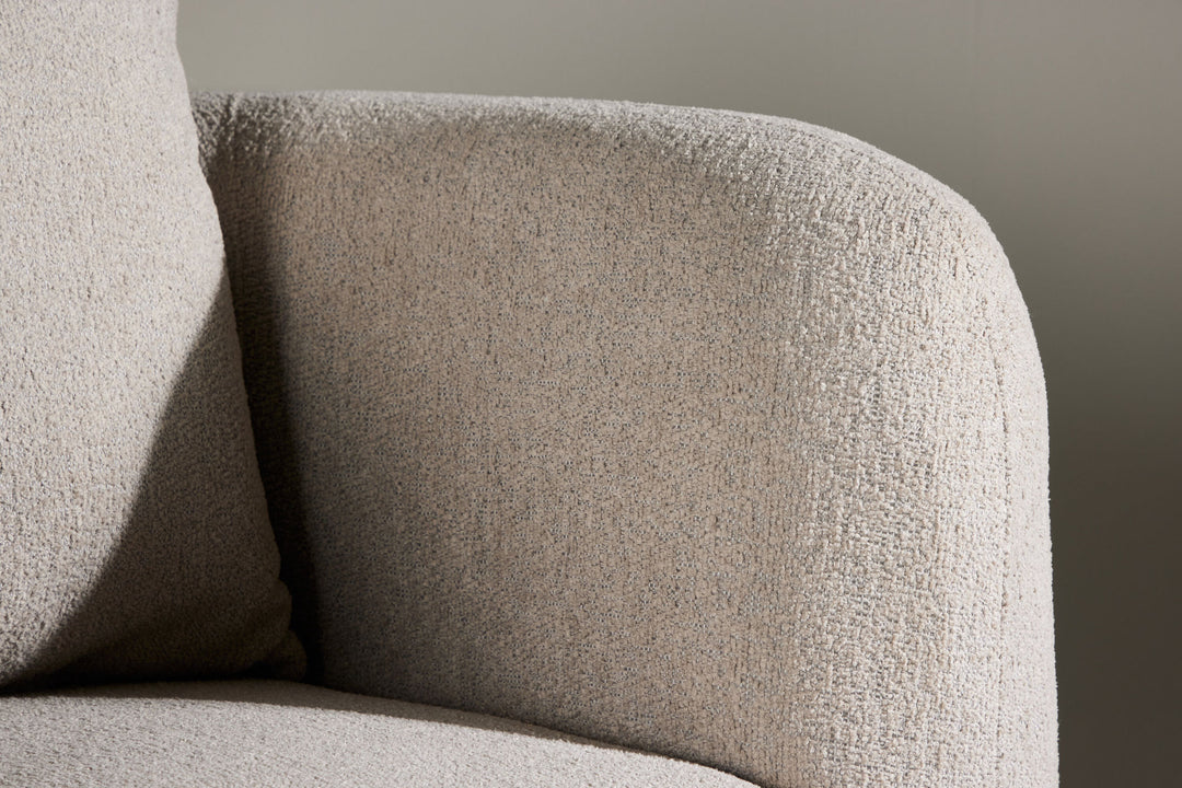 Venture Home Cielo 1-Seat Sofa - Beige Boucle