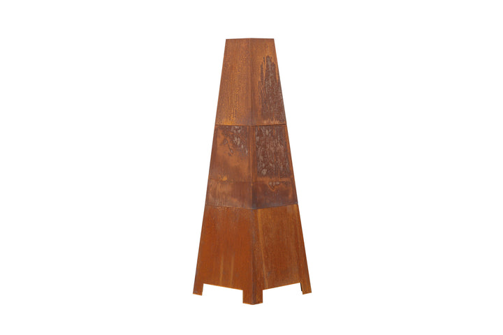 Venture Home Bastin Eldkorg - Rostig orange - 50*50*150