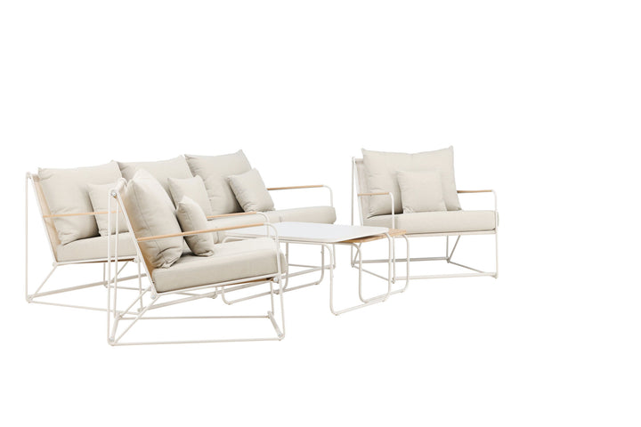 Venture Home Palazzo Sofa Set - Beige / Beige