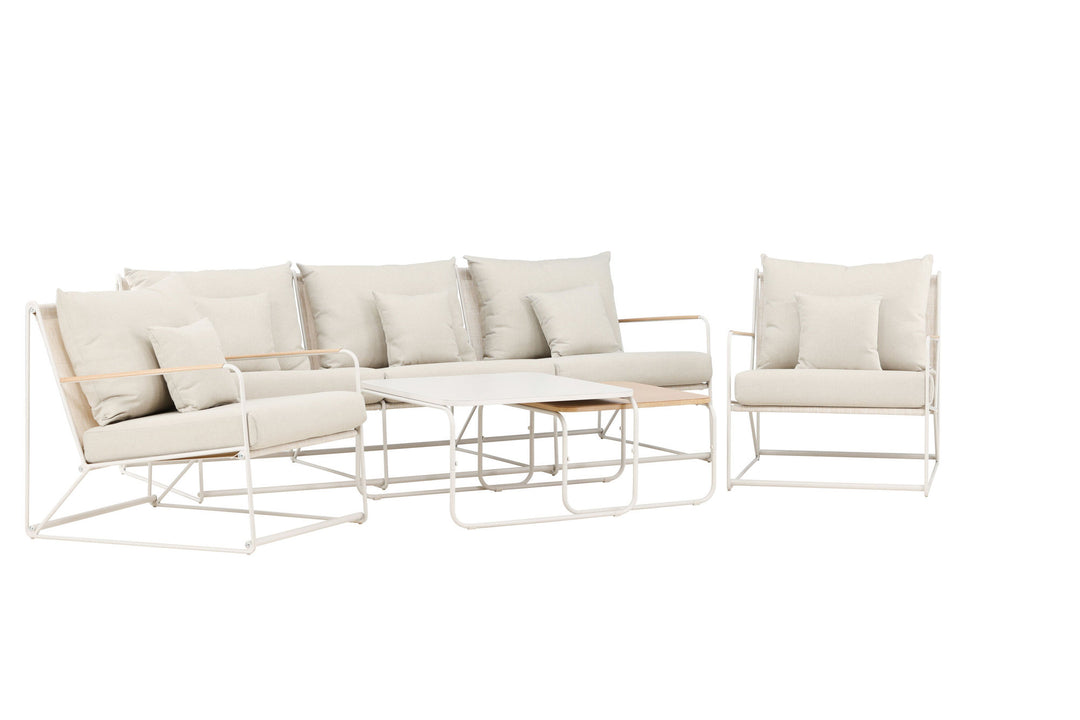 Venture Home Palazzo Sofa Set - Beige / Beige
