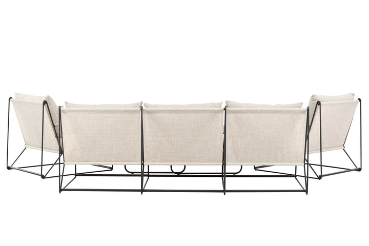 Venture Home Palazzo Sofa Set - Black / Beige