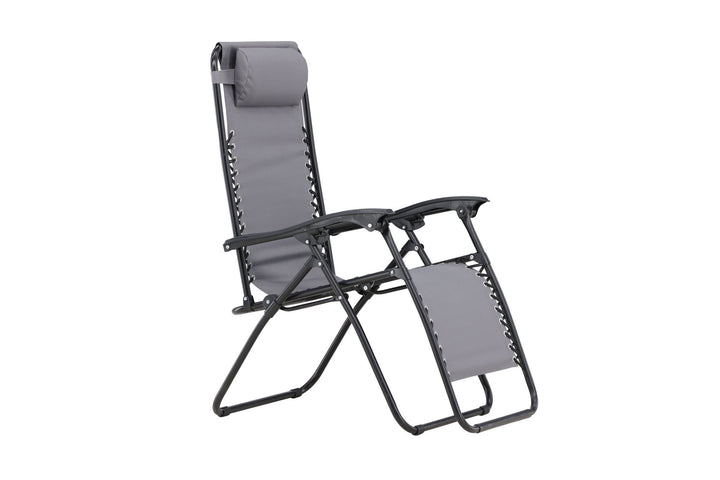 Venture Home Vulcano Solseng 2-pak - Grå / Sort