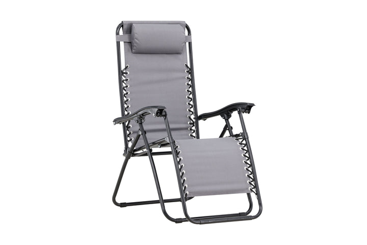 Venture Home Vulcano Solseng 2-pak - Grå / Sort