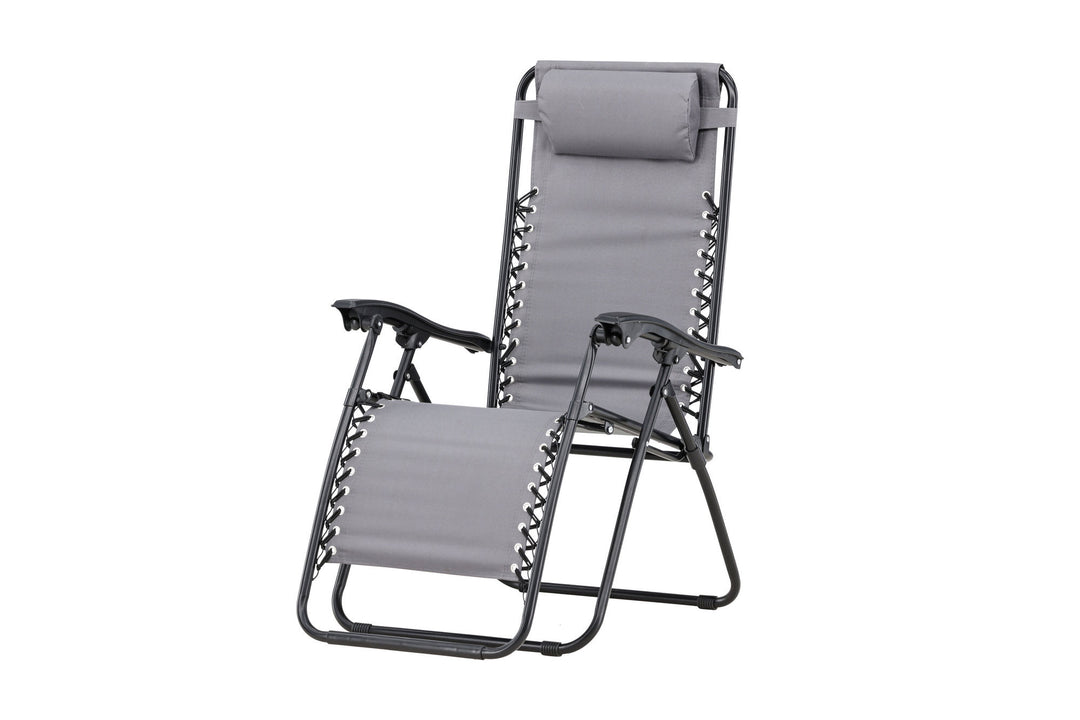 Venture Home Vulcano Solseng 2-pak - Grå / Sort