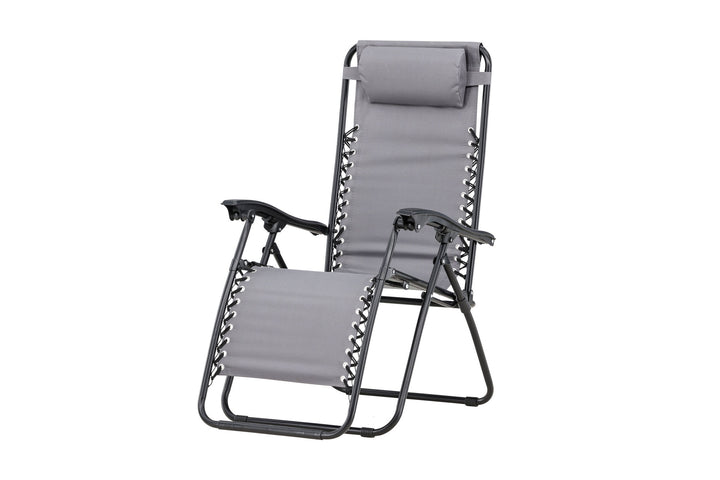 Venture Home Vulcano Solseng 2-pak - Grå / Sort