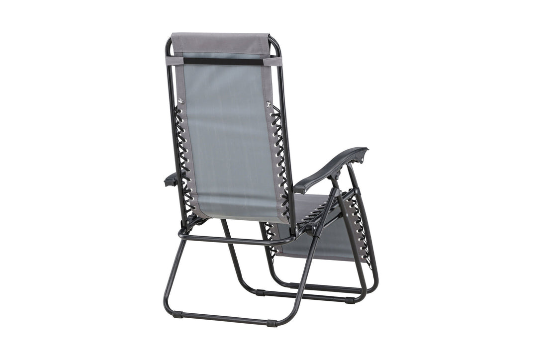 Venture Home Vulcano Solseng 2-pak - Grå / Sort
