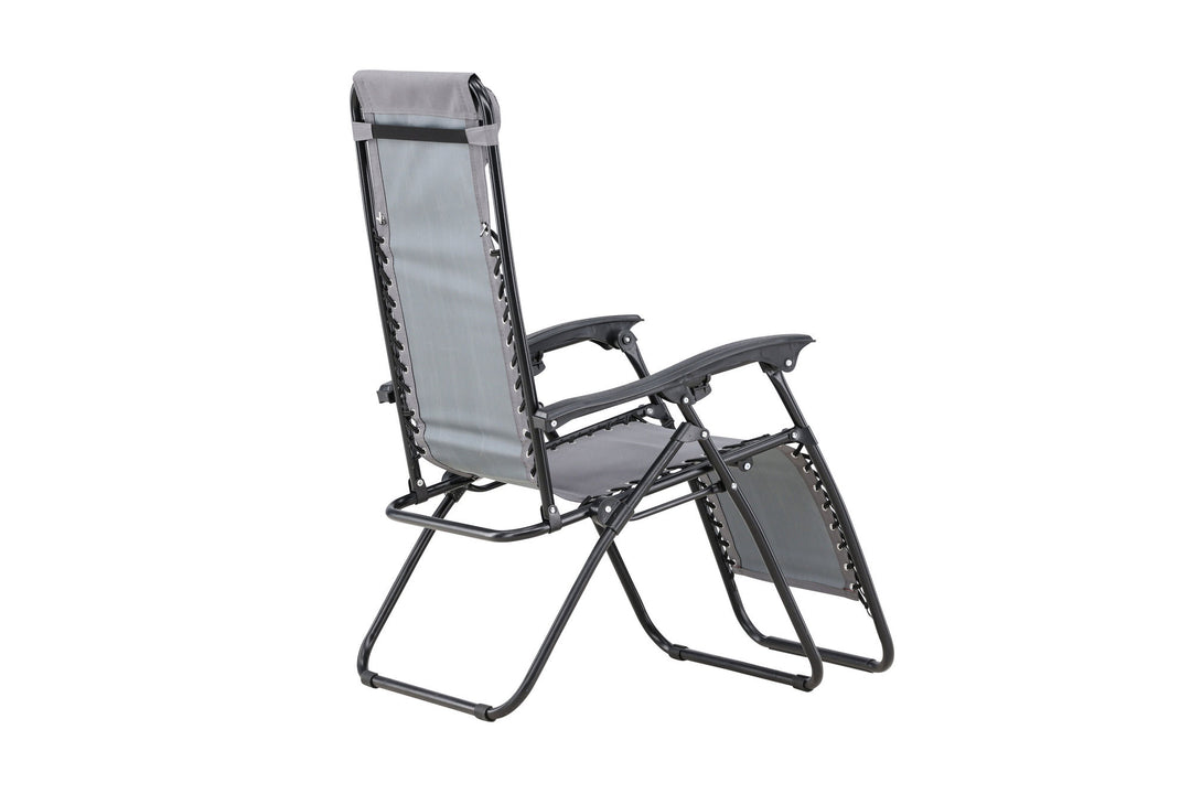 Venture Home Vulcano Solseng 2-pak - Grå / Sort