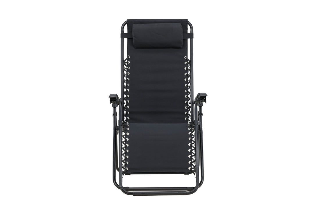 Venture Home Vulcano Sun Lounge 2-pack - Black / Black