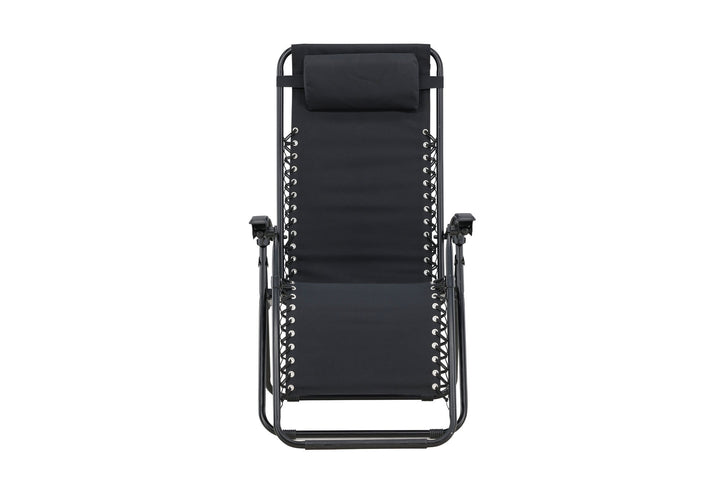 Venture Home Vulcano Sun Lounge 2-pack - Black / Black