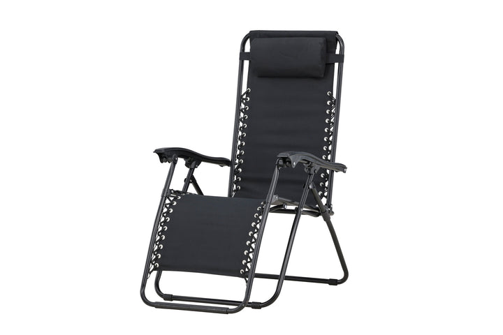 Venture Home Vulcano Sun Lounge 2-pack - Black / Black