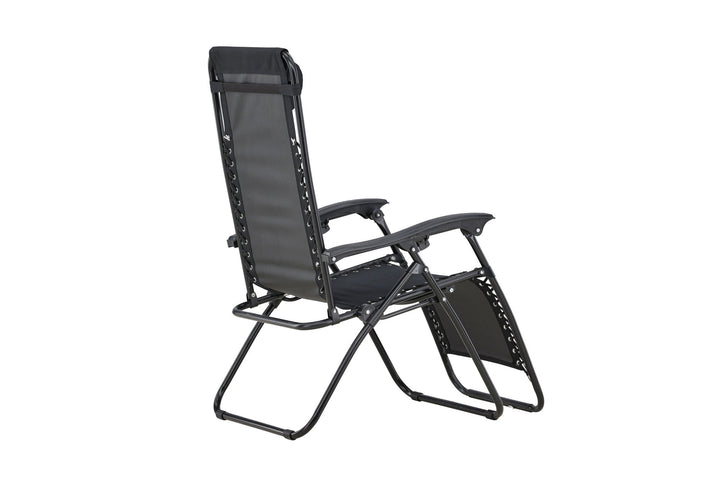 Venture Home Vulcano Sun Lounge 2-pack - Black / Black