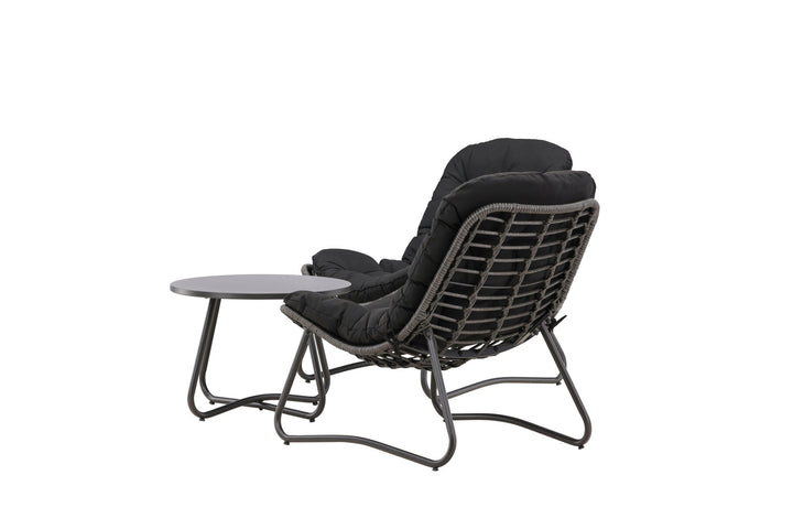 Venture Home Cala Lounge Set - Grey / Black