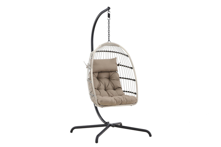 Venture Home Trezza Haning Chair - Black / Grey