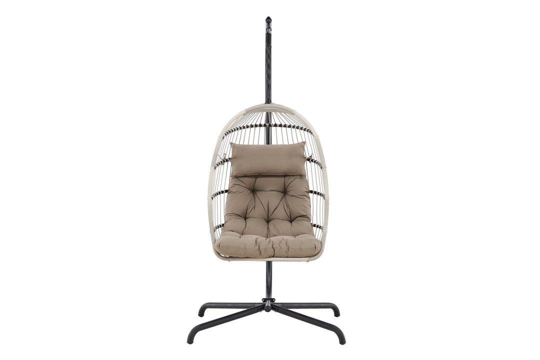 Venture Home Trezza Haning Chair - Black / Grey