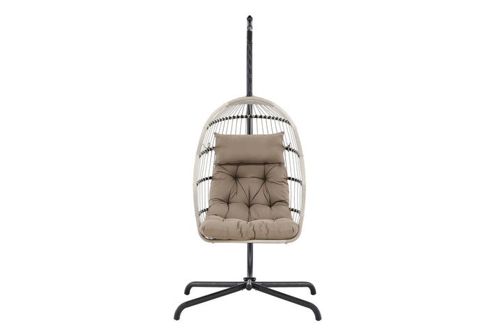 Venture Home Trezza Haning Chair - Black / Grey
