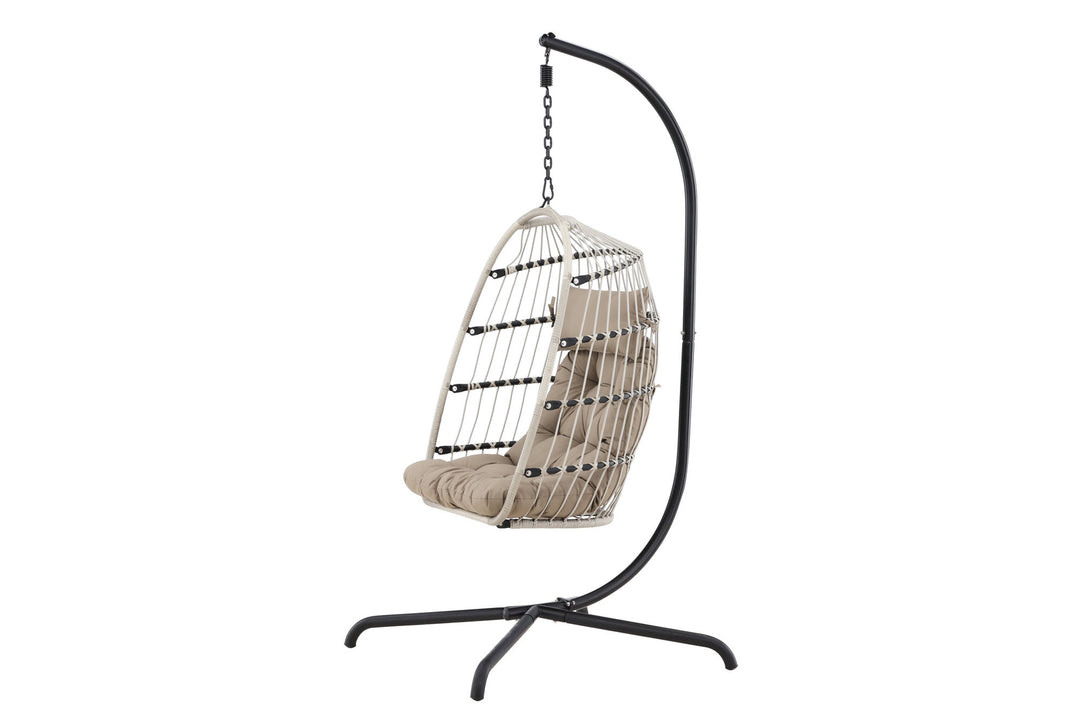 Venture Home Trezza Haning Chair - Black / Grey