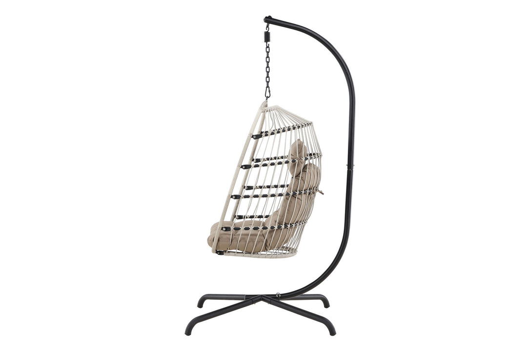 Venture Home Trezza Haning Chair - Black / Grey