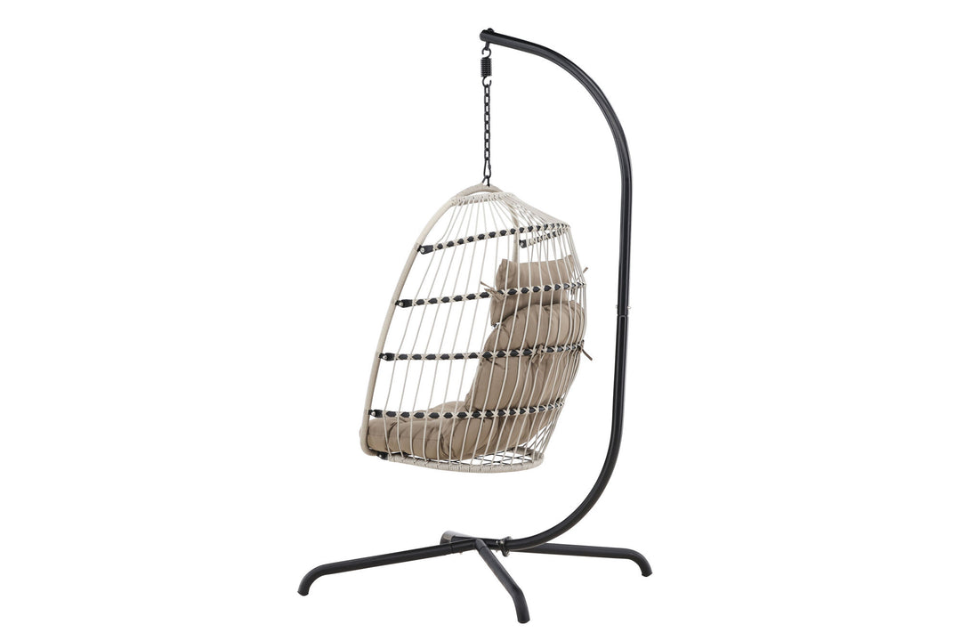 Venture Home Trezza Haning Chair - Black / Grey