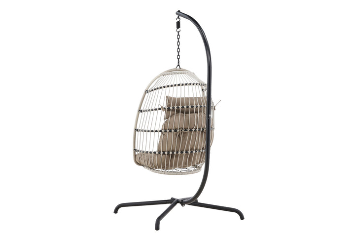 Venture Home Trezza Haning Chair - Black / Grey