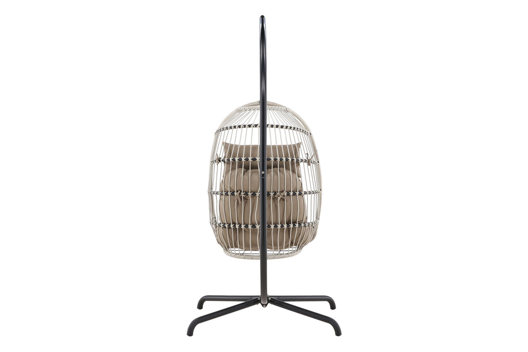 Venture Home Trezza Haning Chair - Black / Grey
