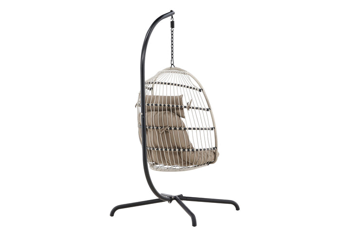 Venture Home Trezza Haning Chair - Black / Grey