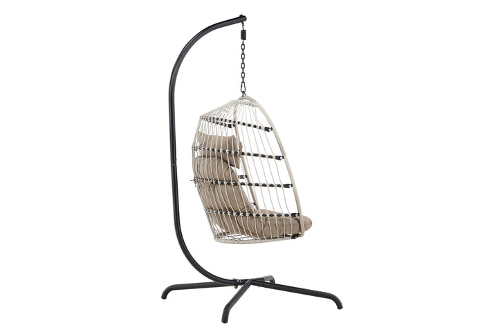Venture Home Trezza Haning Chair - Black / Grey