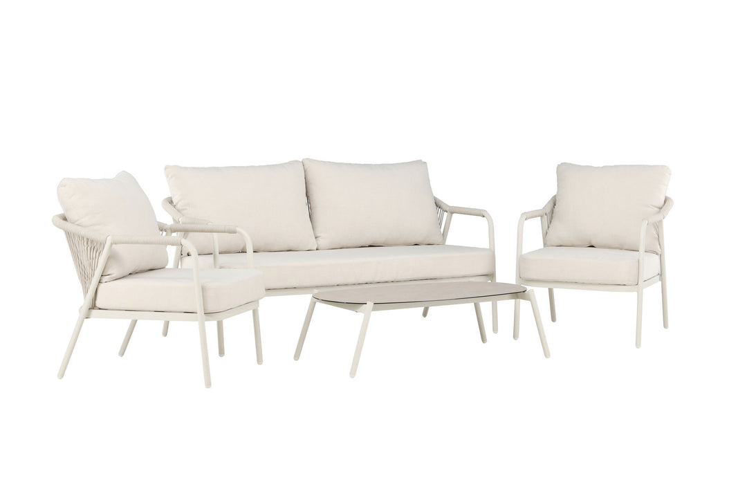 Venture Home Sicily Lounge Set - Beige / Beige