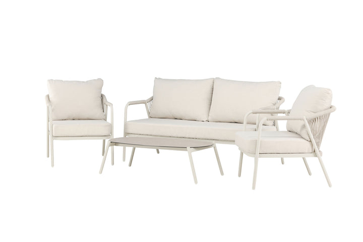 Venture Home Sicily Lounge Set - Beige / Beige