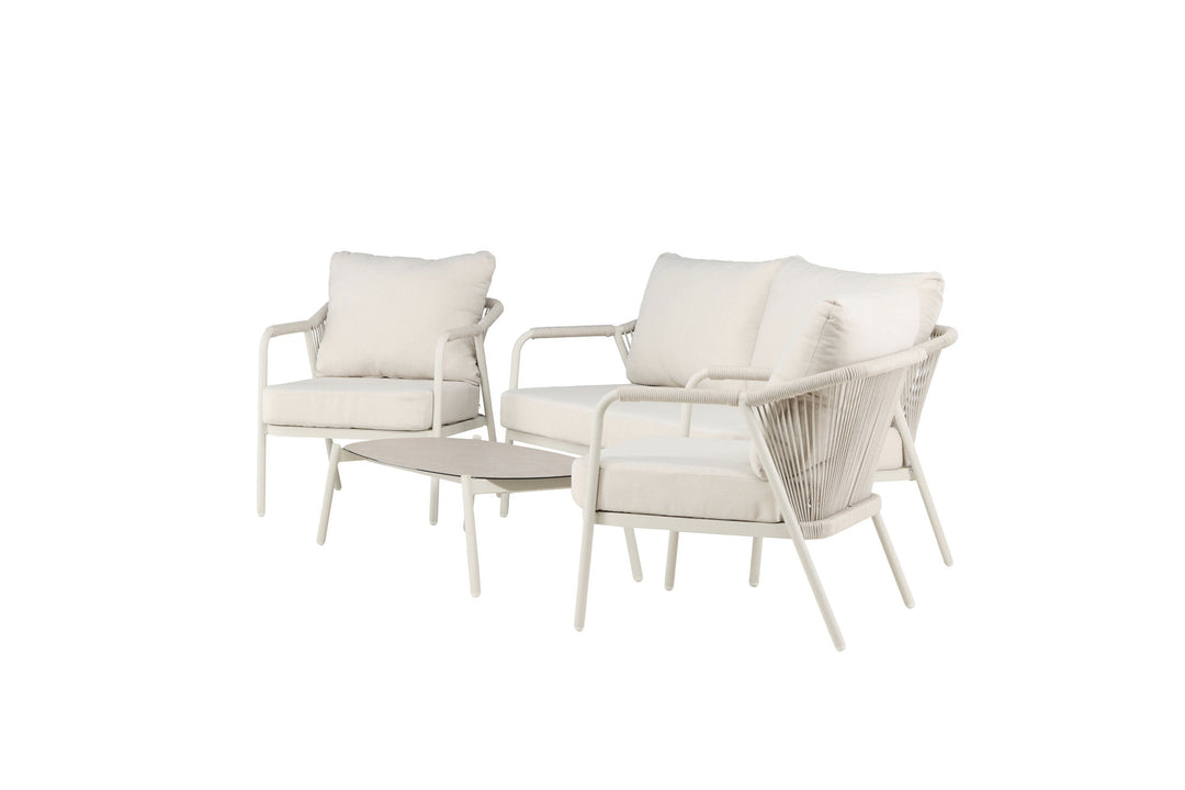 Venture Home Sicily Lounge Set - Beige / Beige