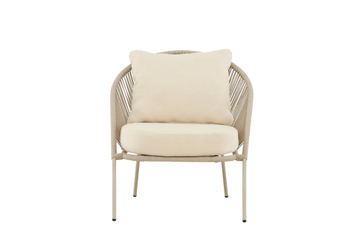 Venture Home Lindos Lounge Chair 2-pack Beige/Beige