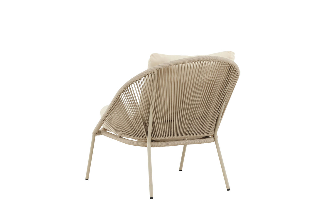 Venture Home Lindos Lounge Chair 2-pack Beige/Beige