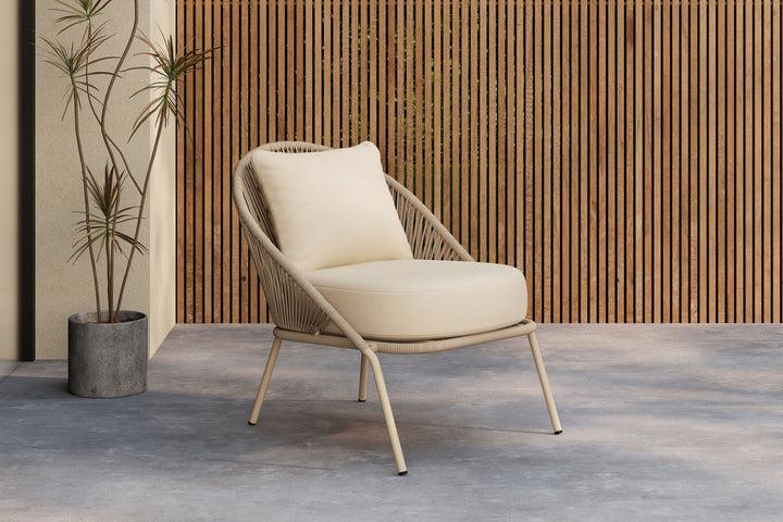 Venture Home Lindos Lounge Chair 2-pack Beige/Beige