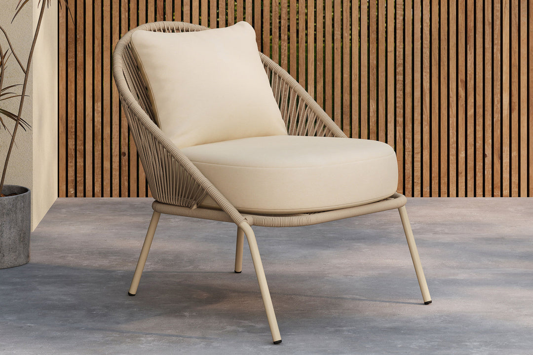Venture Home Lindos Lounge Chair 2-pack Beige/Beige