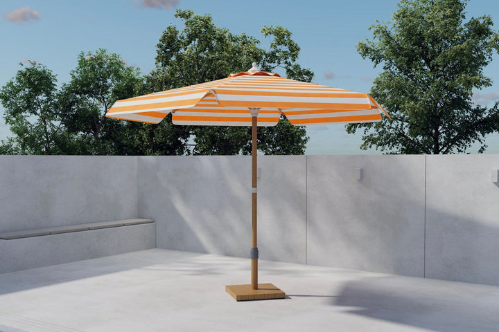 Venture Home Cerox Paraply 270 cm - Fersken / Hvid