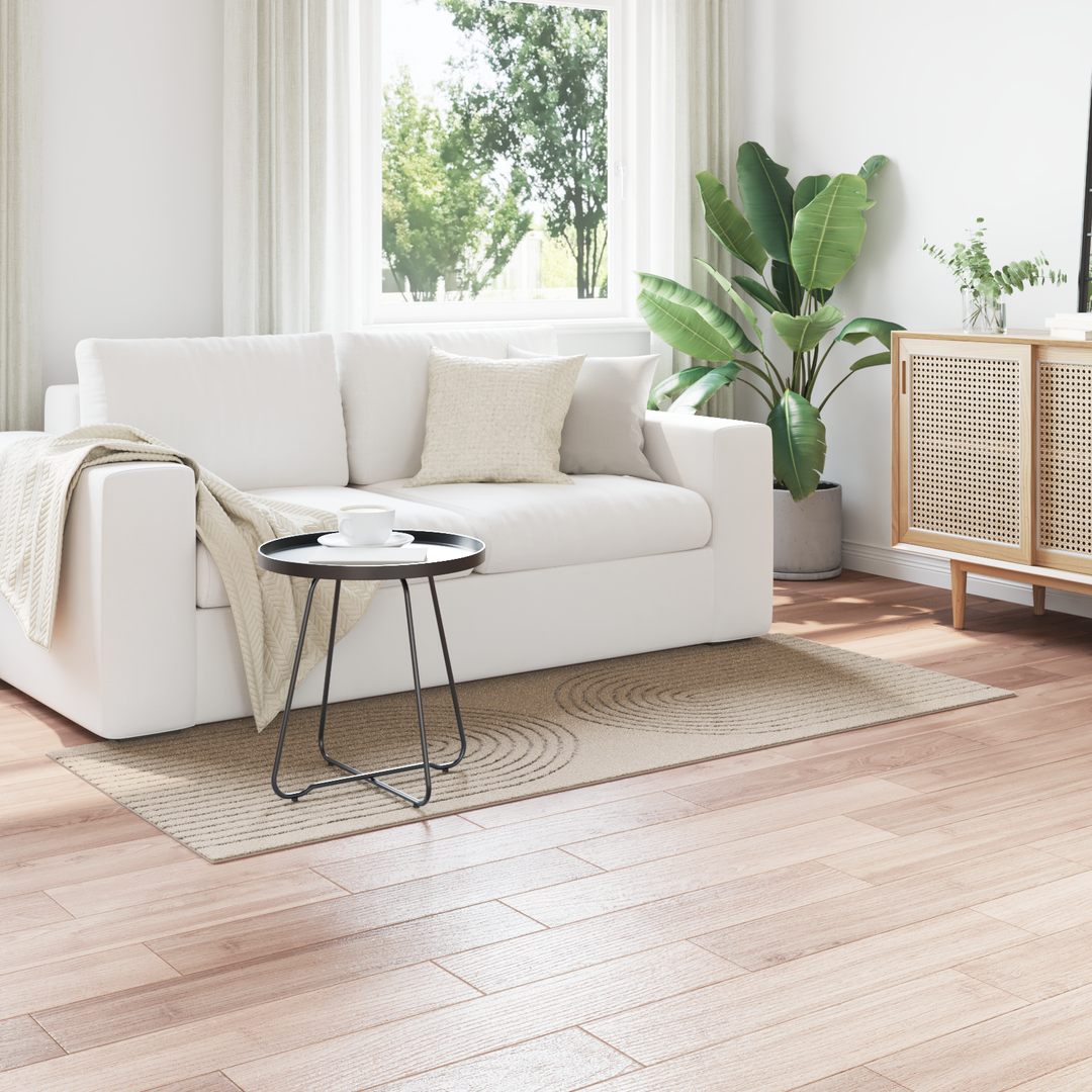 Områdetæpper Rektangulær GALATI Beige 200 x 80 cm Polyester