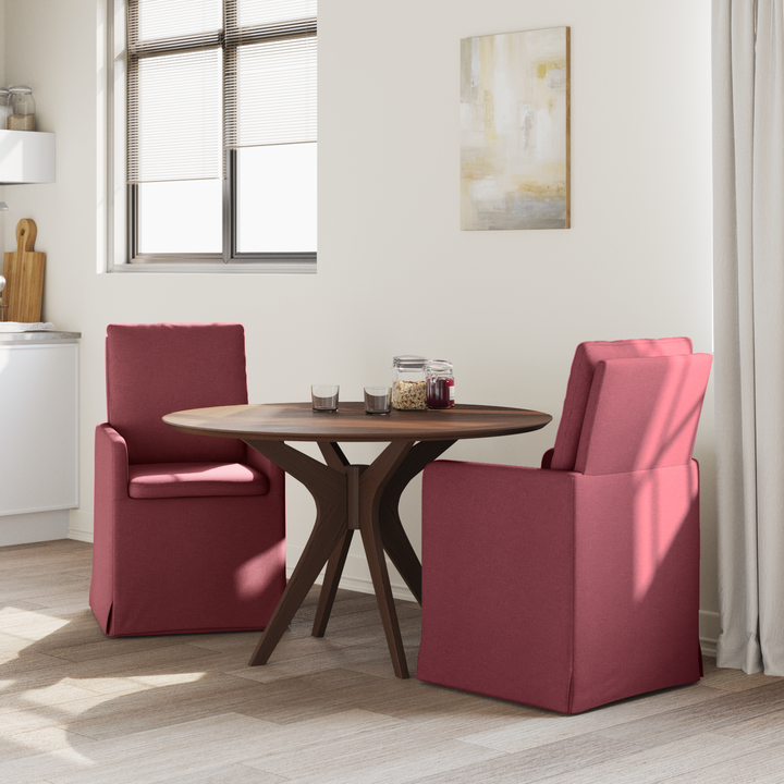 Spisestole 2 pcs Vinrød 57 x 67 x 98 cm Stof