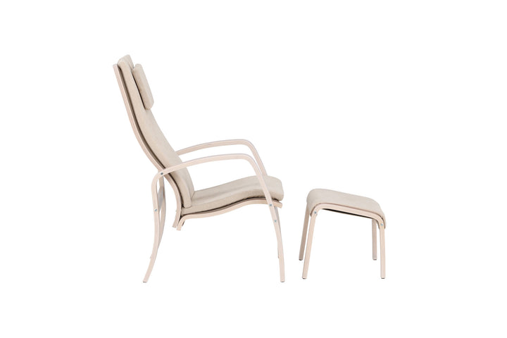 Venture Home Grötö Lounge Chair - Oak Veneer / Beige