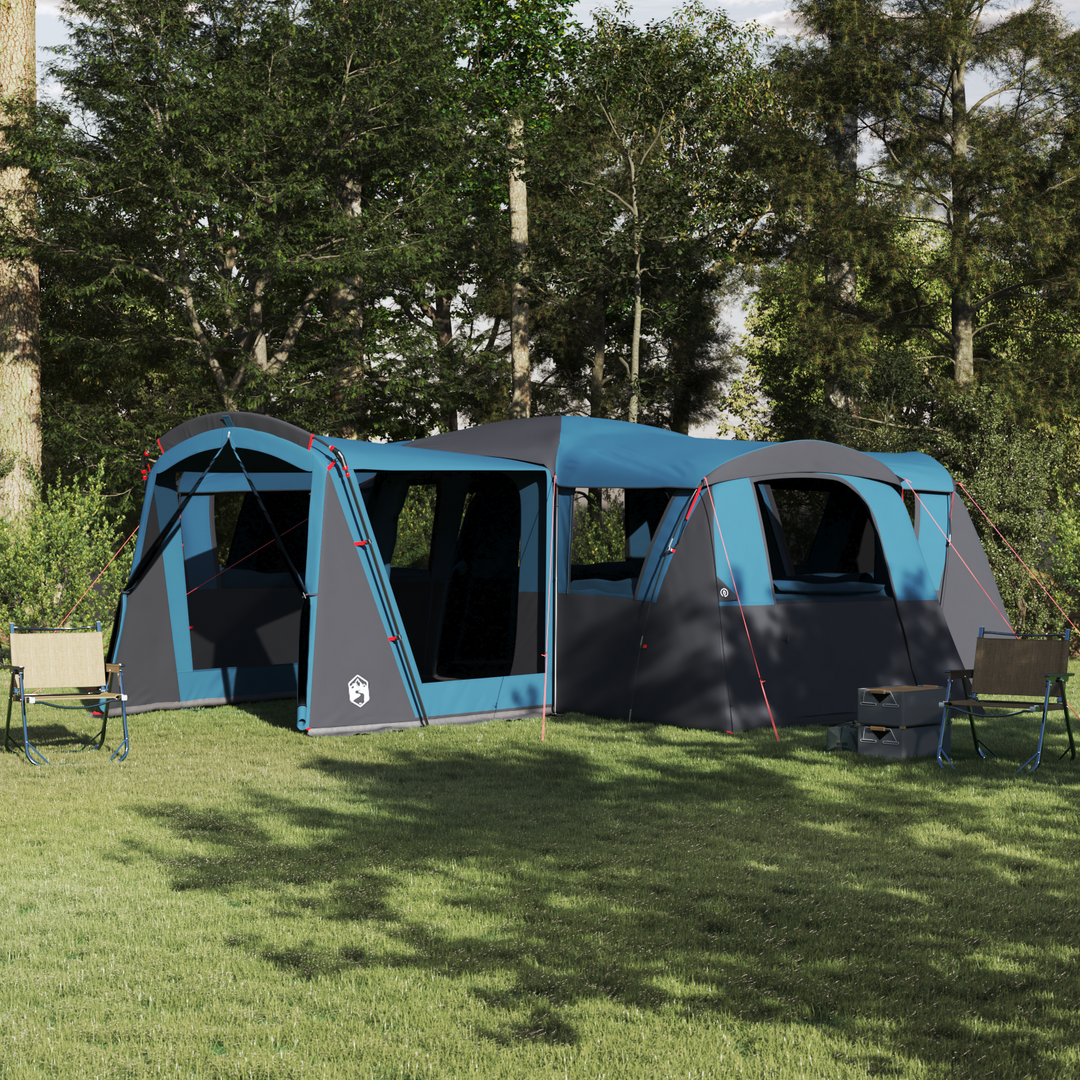 Familietelt til 20 personer Blå og grå 745 x 700 x 217 cm