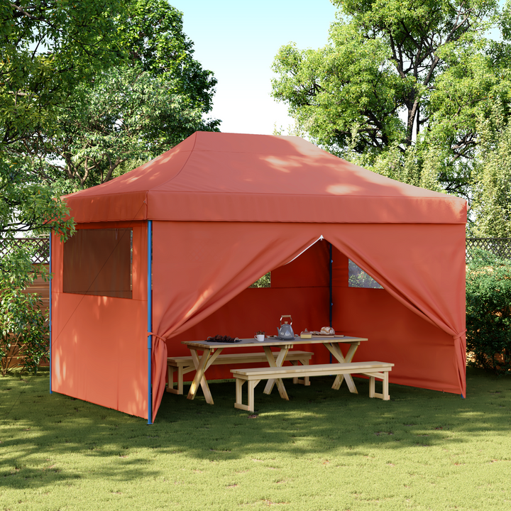 Party Tent Terrakotta 279 x 410 x 315 cm Oxford stof