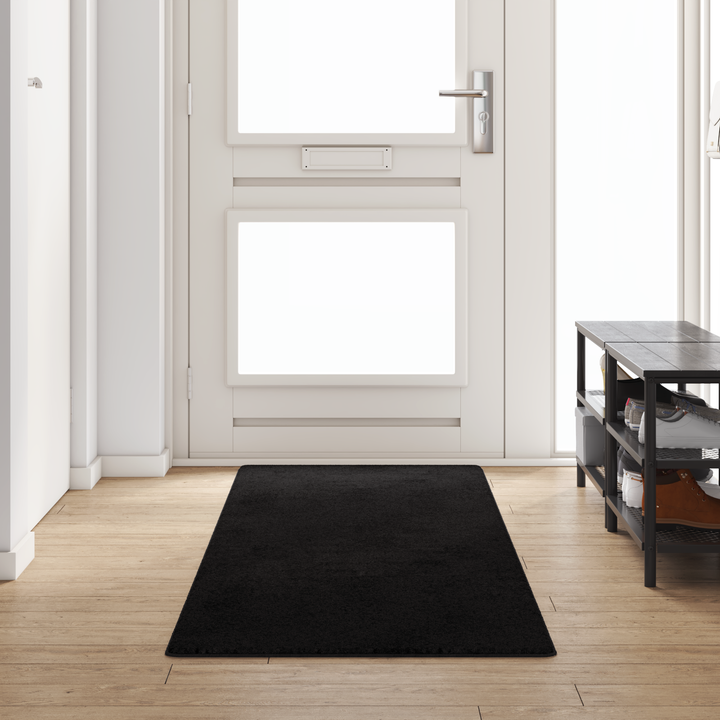 Tæppe Runner Sort 80 x 300 cm 100% Polypropylen Tuft