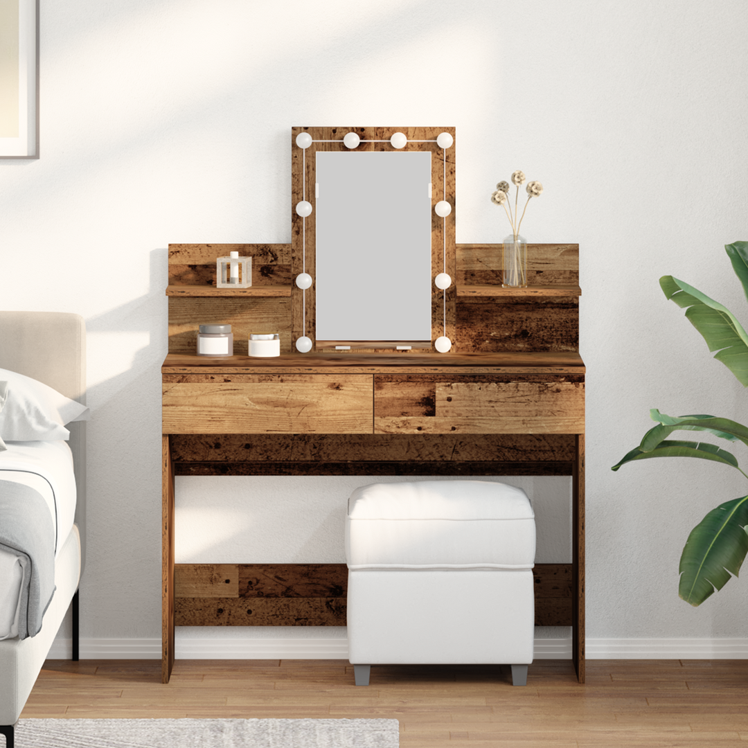Klædeskab Gammelt træ 100 x 40 x 130 cm Konstrueret træ