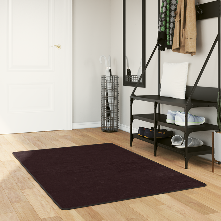 Tæppe Runner MARSA Antracit 100 x 150 cm Polyester og PVC