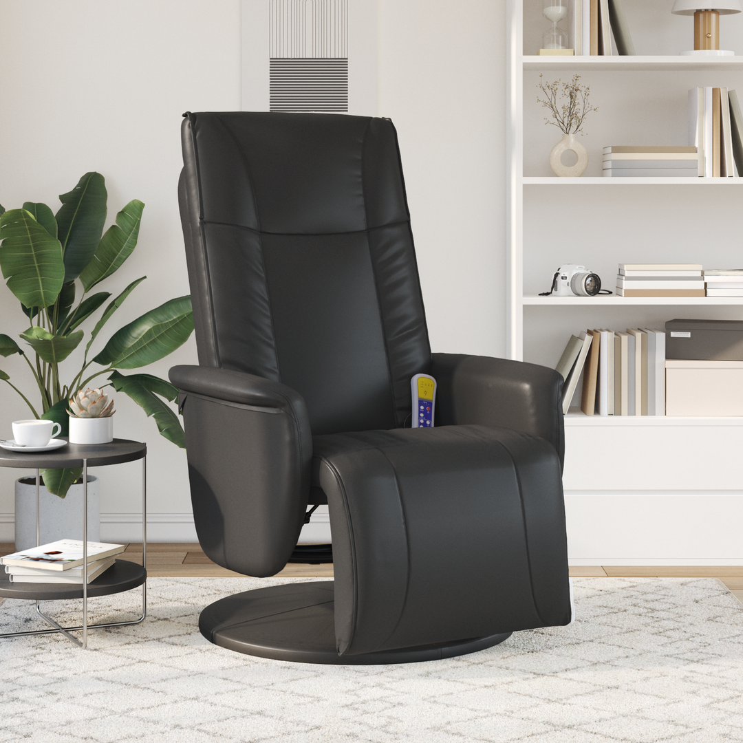 Svingende Massage Recliner Stol Sort 71 x 90 x 105 cm