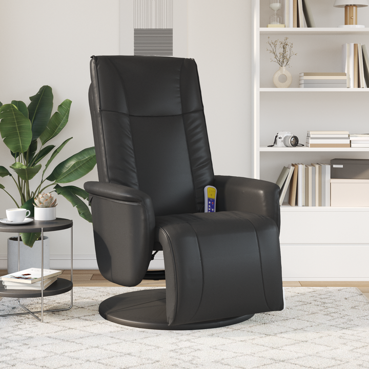 Svingende Massage Recliner Stol Sort 71 x 90 x 105 cm