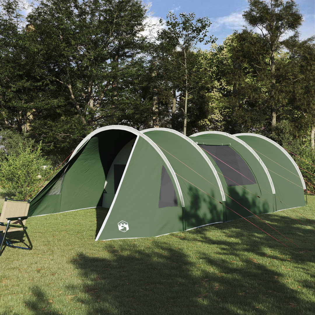 Tunnel telt til 5 personer Grøn og Hvid 805 x 405 x 211 cm